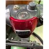 Image 2 : Red 3-Wheel Mobility Travel Scooter - Untested