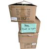 Image 1 : Movie Set Dec Group of 4 Red Pendant Ceiling Lights - Open Boxes, New