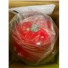 Image 2 : Movie Set Dec Group of 4 Red Pendant Ceiling Lights - Open Boxes, New