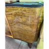 Image 4 : Mid-Century Style Polished Burl Wood Curved Sideboard - approx. 77" x 22" x 40"