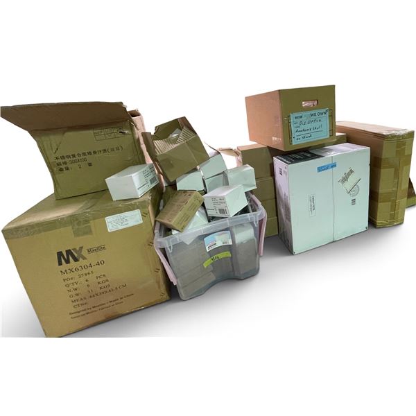 BNIB Large Group of Assorted Lights - includes Alter 4" Retrofit LED Panel Lights/3-Light Flush Moun