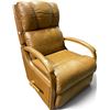 Image 1 : Brown Leather Rocking chair Recliner