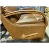 Image 4 : Brown Leather Rocking chair Recliner