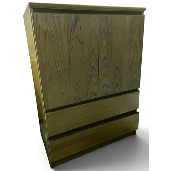 Mid-Century 2-Drawers Dresser - approx. 33" x 20" 45"