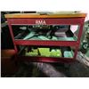 Image 2 : Multi-Tier Steel Tools Rolling Cart & Contents - cinldues Shop-vac, CAbles & More