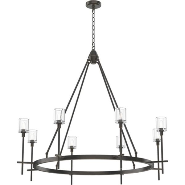 BNIB Urban Bronze, Clear  Crystal Ceiling Light - Model CH314308UBCC