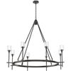 Image 1 : BNIB Urban Bronze, Clear  Crystal Ceiling Light - Model CH314308UBCC