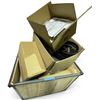 Image 1 : Crate full of misc. Electronics & Cables - includes New wall Light & More
