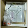 Image 2 : Crate full of misc. Electronics & Cables - includes New wall Light & More