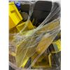 Image 2 : Pallet full of assorted Yellow & Blue Organizer Plastic Stackable Storage Bins - approx. 50pcs