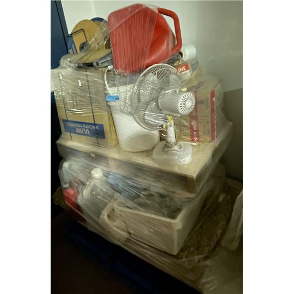 Pallet full of assorted Industrial Products / shipping Tags & More