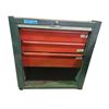 Image 1 : Vintage Heavy-Duty Metal Tool Cabinet Base with Tambour Roll-Up Front and Internal Drawers