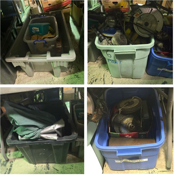 Group of Hitachi Disc Sander/Polisher, Assorted Power Tools, Grinding Wheels & Workshop Supplies in 
