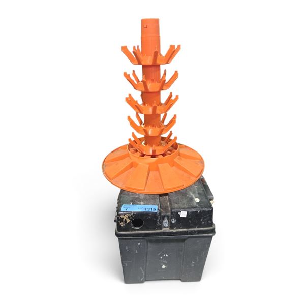 Group of Rotating Bottle Drying Tree with Planer Hard Shell Storage Case