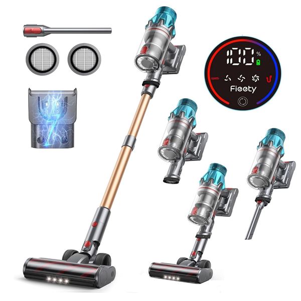 Fieety Cordless Vacuum Cleaner V7 - Open Box Return (Tested)