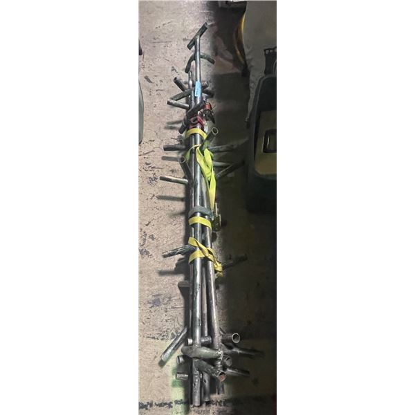 Bulk Lot of Green Metal Steer-Horns