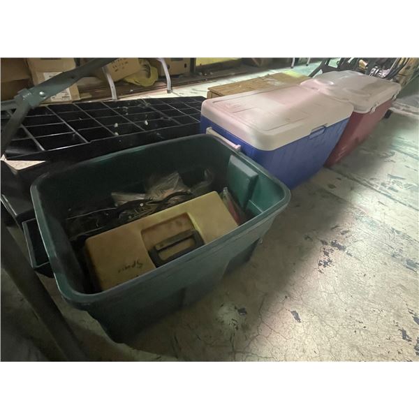 Group of Assorted Items - Including Tools Coolers etc