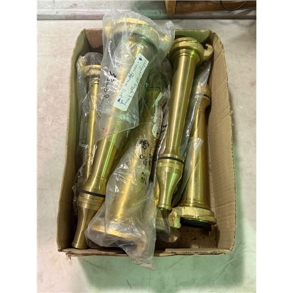 Group of 7 Brass Nakazima Jet Nozzle