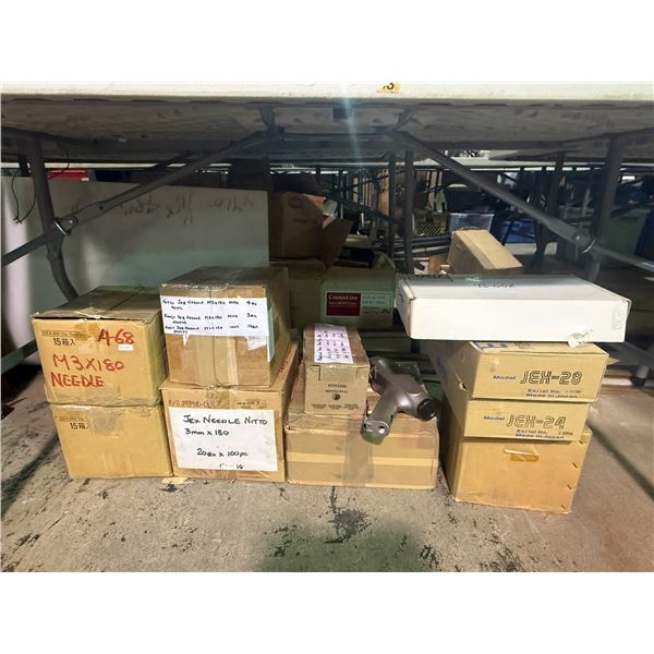 Large group Nitto Jex Needle of various size with Pneumatic Needle Scaler -Model Jex-28.