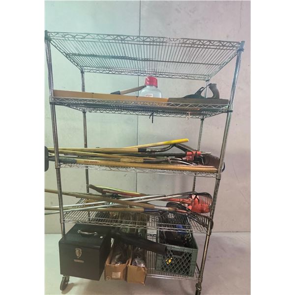 Group of Assorted Gardening Equipment and Tools