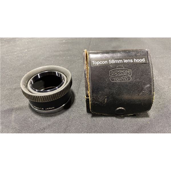 TOPCON 58MM LENS HOOD WITH CASE