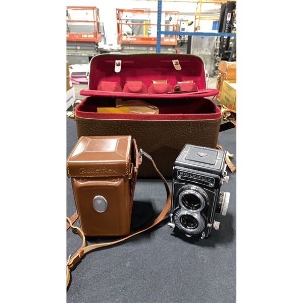 FRANKE & HEIDECKE (GERMANY) ROLLEIFLEX T MEDIUM FORMAT TWIN-LENS REFLEX (TLR) 6X6 FILM CAMERA WITH