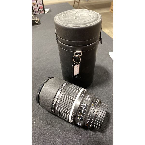 NIKON AF DC-NIKKOR 135MM F/2 D LENS WITH CASE