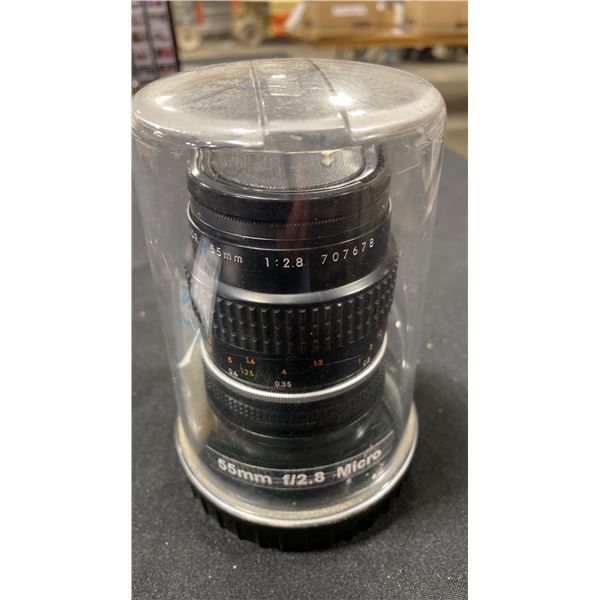 NIKON MICRO-NIKKOR 55MM F/2.8 LENS WITH CASE