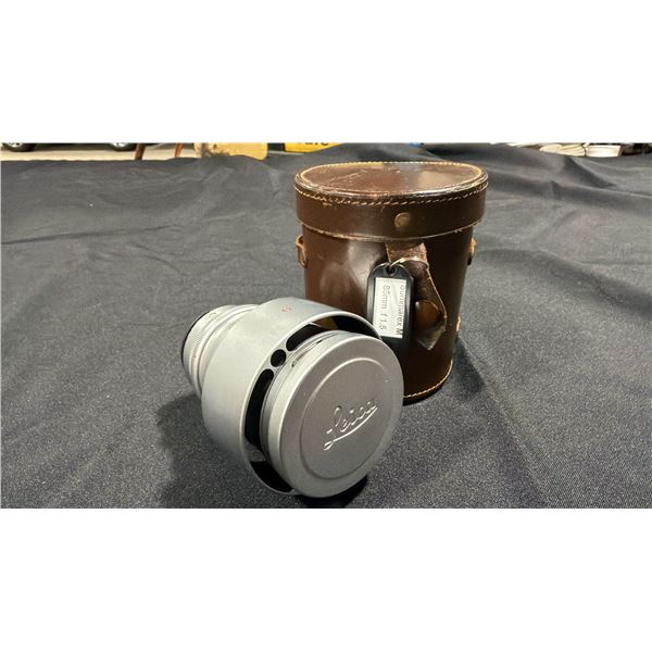 ERNST LEITZ WETZLAR SUMMAREX M 85MM F1.5 CAMERA LENS WITH CASE *FITS LEICA M-SERIES CAMERA*