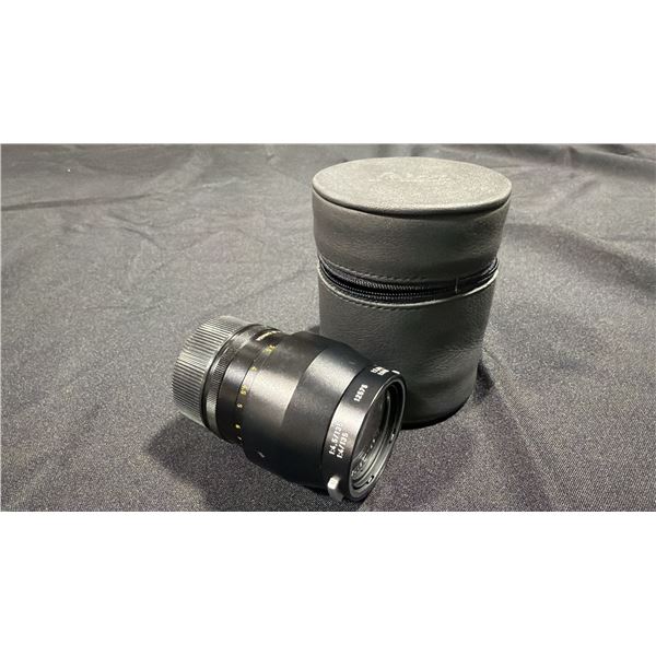 TELE-ELMARIT M 90MM F/2.8 LENS WITH CASE *FITS LEICA M-SERIES CAMERA*