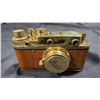 Image 1 : LEICA II (COPY) D.R.P. ERNST LEITZ WETZLER 35MM FILM CAMERA (GOLD WITH WOOD BODY)