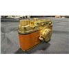 Image 2 : LEICA II (COPY) D.R.P. ERNST LEITZ WETZLER 35MM FILM CAMERA (GOLD WITH WOOD BODY)