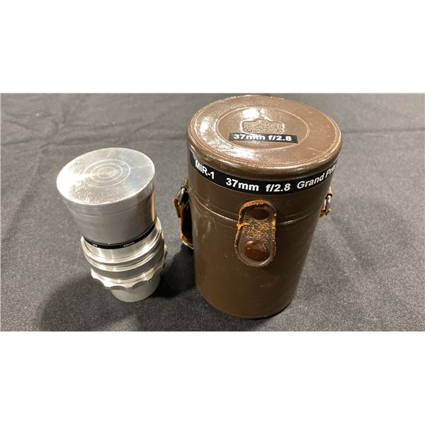 MIR-1 GRAND PRIX F/2.8/37MM LENS WITH CASE *FITS ZORKI-4 CAMERA*
