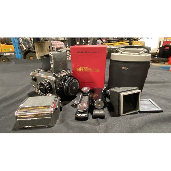 ZENZA BRONICA S2A FULLY MECHANICAL, 6X 6 MEDIUM-FORMAT SLR FILM CAMERA WITH