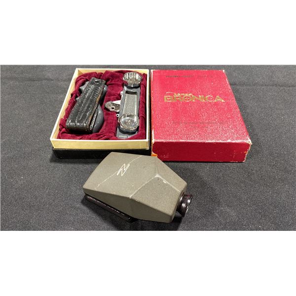 ZENZA BRONICA RANGE FINDER AND BRONICA HAND-GRIP MODEL L