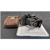 Image 1 : VOIGTLANDER BESSA VINTAGE FOLDING CAMERA WITH ANASTIGMAT VOIGTAR 1:6.3 LENS, CASE & INSTRUCTION