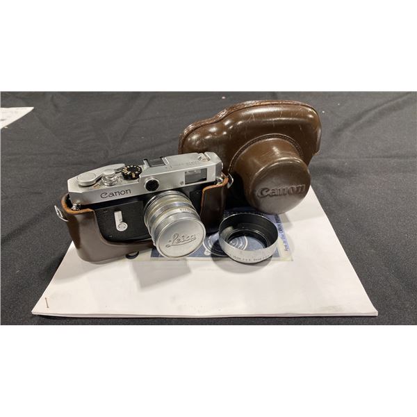 CANON P VINTAGE 35MM MECHANICAL RANGEFINDER CAMERA WITH CANON 50MM F: 1.8 LENS, CANON SERIES VI