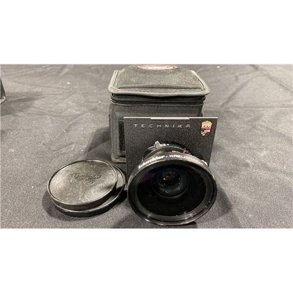 SCHNEIDER SUPER-ANGULON 120MM TACHIHARA LENS IN CASE