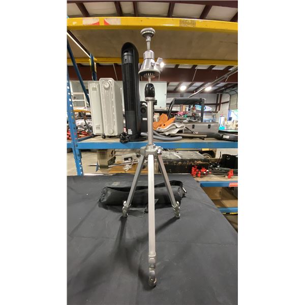 VELBON VE-3 VINTAGE HEAVY DUTY PROFESSIONAL ALUMINUM TRIPOD WITH LINHOF ADJUSTABLE BALL HEAD