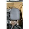 Image 3 : BOX OF ASSORTED LENS & CAMERA CASES