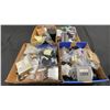Image 1 : 4 BOXES OF ASSORTED LENS SHADES/HOODS/CAPS, FOCUSING SCREENS & MORE
