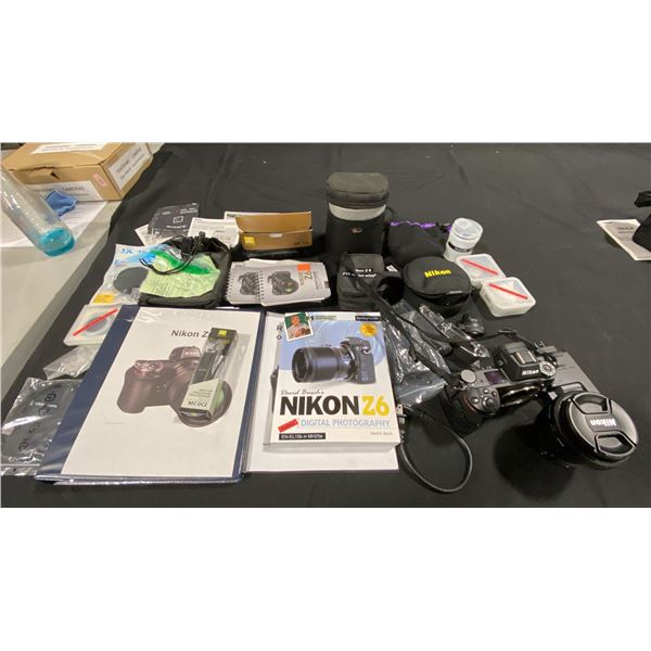 NIKON Z6 SYSTEM INCLUDING- NIKON Z SERIES CAMERA BODY, NIKON AF-S NIKKOR 20MM 1:1.8G ED LENS