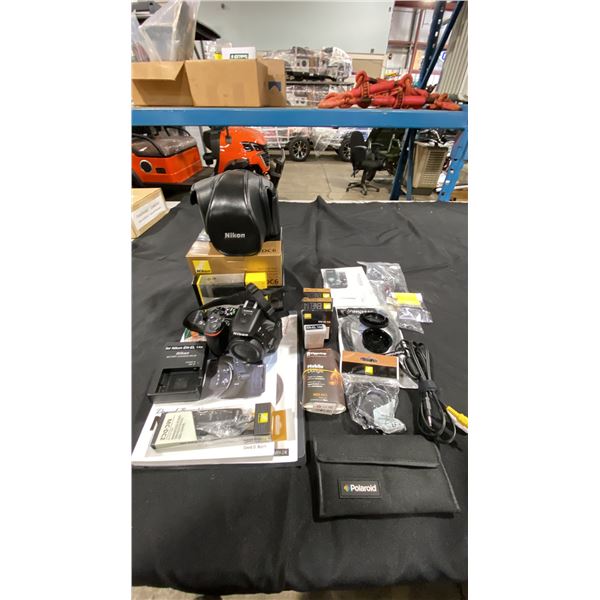 NIKON D5600 DIGITAL CAMERA SYSTEMS WITH CABLES, BATTERY CHARGER, 3 BATTERIES, CF-DC6 SEMI SOFT