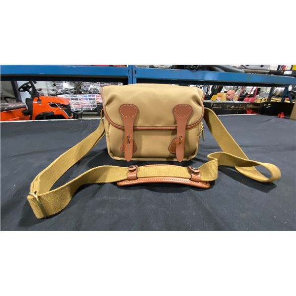BILLINGHAM LEICA M TAN/LEATHER CAMERA BAG