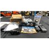 Image 1 : ANSCO PIX PANORAMA CAMERA, NIKON AF600 PANORAMA CAMERA, ASSORTED CAMERA FLASH ATTACHMENTS & PARTS