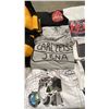 Image 3 : GROUP OF ASSORTED T-SHIRTS, HATS & BLANKETS
