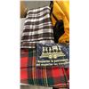 Image 4 : GROUP OF ASSORTED T-SHIRTS, HATS & BLANKETS