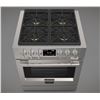 Image 3 : BNIB - Fulgor 30" Freestanding Pro Dual Fuel Range Stainless Burners, RV: $7,839 - Model F6PDF304S1