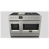 Image 1 : BNIB - Fulgor 48" Dual-Fuel Professional Range, Stainless Steel Griddle, RV: $13,189 - Model F6PDF48