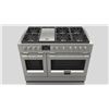 Image 3 : BNIB - Fulgor 48" Dual-Fuel Professional Range, Stainless Steel Griddle, RV: $13,189 - Model F6PDF48